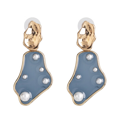 

Fashion cute pearl Crystal Dangle Drop Earrings Women Hanging Earrings Girls Indian Bridal Party Statement Jewelry Wholesale
