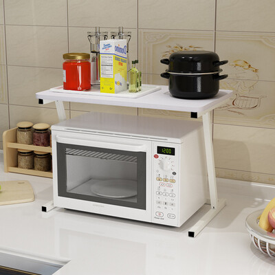 

Gobestart Kitchen Microwave Oven 2 Tier Shelf Kitchen Storage Shelf 236×138inch