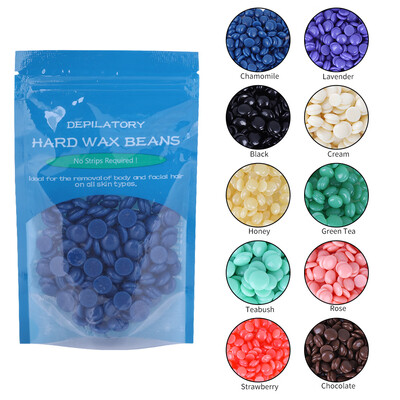 

Greensen 10 Flavors Hard Wax Beans Hot Film Depilatory Wax Bead Body Legs Hair Removal Wax 50gDepilatory Hard WaxDepilatory Wax