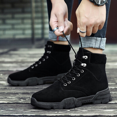 

Autumn Korean edition mens shoes are full of autumn leisure clothes mens boots Martin boots high boots summer tide boots