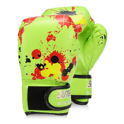 

Fighting Gloves for Boy Girls Strike Boxing Training Safety Gloves for Kids Map Boxing Gloves