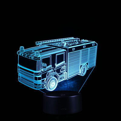 

〖Follure〗LED 3D Illuminated Lamp Optical Illusion Desk Night Light With 7 Color Changing