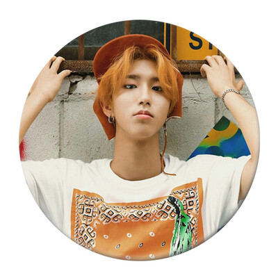 

KPOP Stray Kids New Album Same paragraph Personalized Round Badge Super Cute Bag Pendant Boys Girls Accessories Hot Gift for Fan