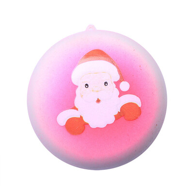 

Gotoamei Christmas Santa Claus Bread Slow Rising Scented Relieve Stress Toy Key Pendant