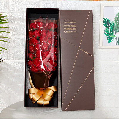 

Toponeto Soap Rose Flower Jewelry Storage Gifts Box Valentines Mothers Day Gift 33PcsBox