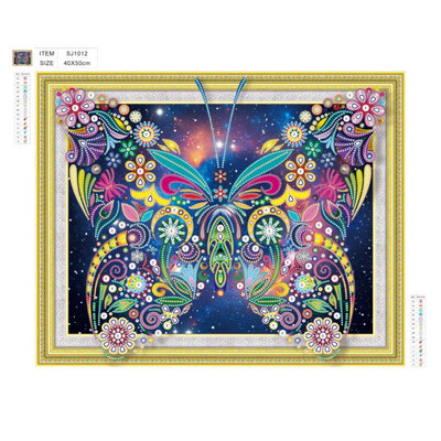 

Full Drill Square Diamond 5D DIY Diamond Painting Pretty butterfly Diamond Embroidery Cross Stitch Rhinestone Mosaic Painting