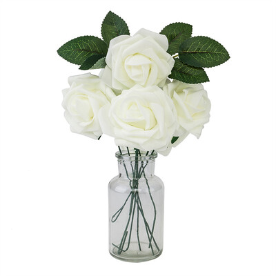 

Artificial Roses Flowers 25 Pcs PE foam Decoration Bridal Bouquet