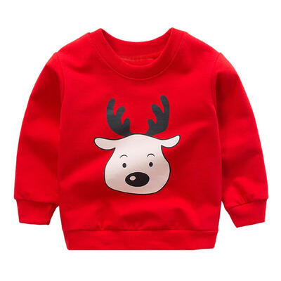 

Fashion Baby Sweatshirt Cotton Cute Cartoon Animal Girls Casual Basic Tops