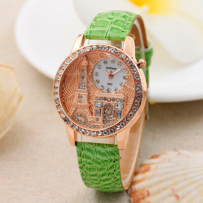 

Splendid Vintage Triumphal Arch Womens Quartz Watch Women Girls Ladies Students Casual Diamond Wristwatch Female Relojes &Ff