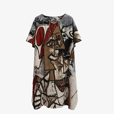 

Nomeni Womens Casual Tops Tee Shirt Floral Print Loose V-Neck Blouse