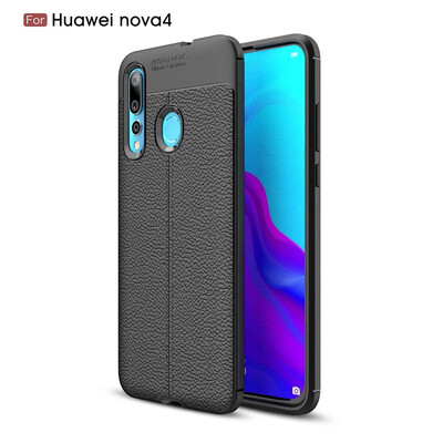 Bumper Armor Case Huawei Nova 4 VCE-LX2 Soft TPU Cover Huawei Nova 4 VCE-L22 VCE LX2 L22 Silicone Case