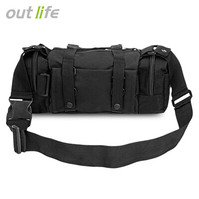 

Outlife Multifunctional Tactical Waist Bag Molle Pack Military Rucksack for Hiking Camping Trekking