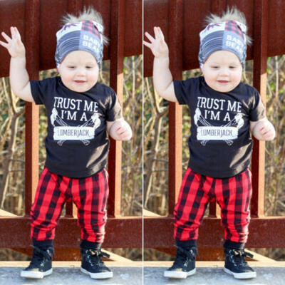 

3PCS Toddler Baby Boy Girl Infant Clothes T-shirt TopsPants Leggings Outfits US