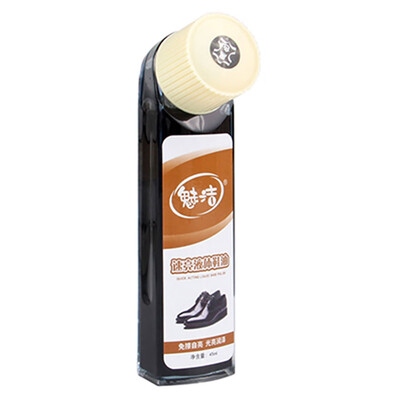

〖Follure〗Leather Shoe Boot Polish Rich Glossy Shine Wax Liquid Protection Nourishes BK