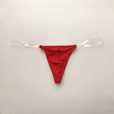 

Womens underwear sexy invisible ladies ice silk T pants bikini thong