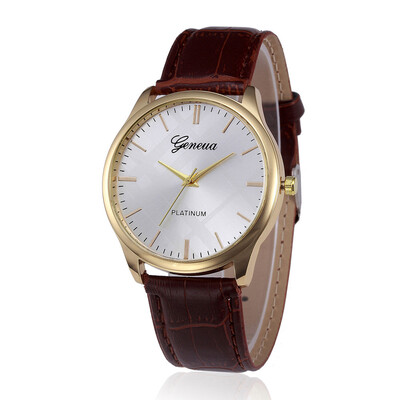 

Fashion Watches Geneva Women Casual PU Leather Bracelet Roman Numeral Quartz Wristwatch Relogio Feminino Montre Femme Clock &Ff