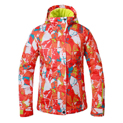 

Womens Hooded Windproof Ski Jacket Breathable Waterproof Sports Skiing Snowboard Jacket Coat