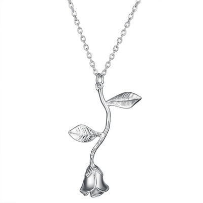 

Bijoux Femme Collier 2018 New Pink Gold Rose Flower Statement Necklace Women Charm Maxi Choker Boho Jewelry Graduation