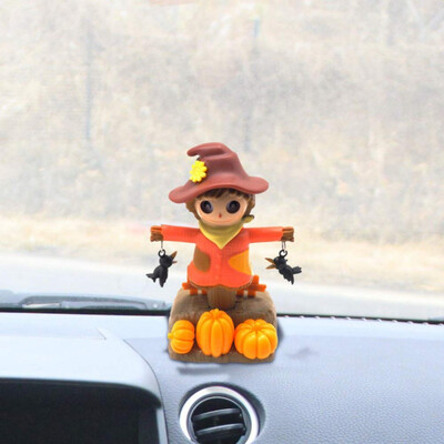 

Halloween Gifts Car Decorate Solar Dancing Toy Novelty Pumpkin Witch Ghost Mummy Doll Solar Powered Toys