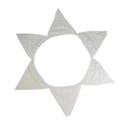 

12 Flags 32m Pennant Flag Lace Bunting European Wedding Party Decor Banner