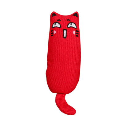 

Pet Plush Catnip Durable Pillow for Cat to Clean Teeth Kitten Chew Toys