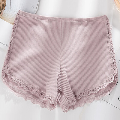 

〖Follure〗Women Laces Underpants No Trace Leggings Sexy Ice Silk Safety Trousers Body Pant