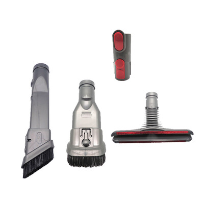 

〖Follure〗Bed Brush Scrub-Brush Red Button Joint For Dyson V6 V7 V8 V9 V10 Vacuum Cleaner