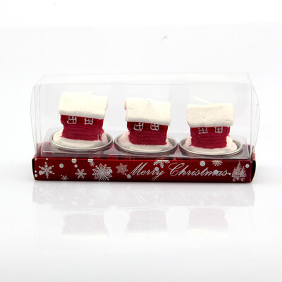 

Siaonvr Christmas Candles Santa Snowman Candles Party Wedding Festival Decoration 3PC