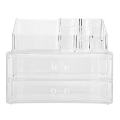 

Greensen Transparent Cosmetic Storage Case Drawer Type Lipstick Toner Lotion Holder Container Organizer