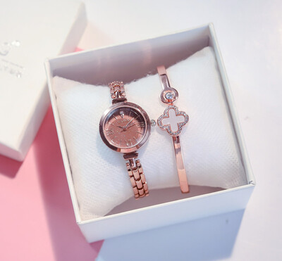 

Small chain steel belt temperament ladies watch ladies fashion small delicate small dial ins wind waterproof