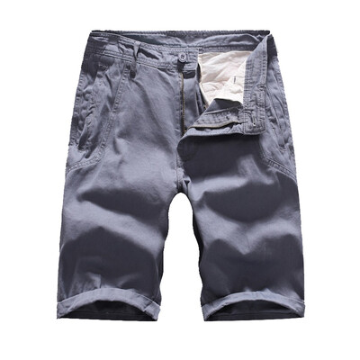 

Gobestart Mens Pocket Short Pants Casual Solid Color Straight Slim Fit Trousers Jeans