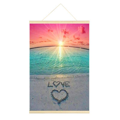 

5D DIY Full Drill Hanging Diamond Painting Beach Cross Stitch Mosaic Kits