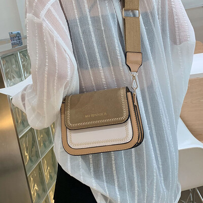 

Advanced sense bag foreign air bag 2019 new wave fashion retro shoulder bag wild ins matte Messenger bag
