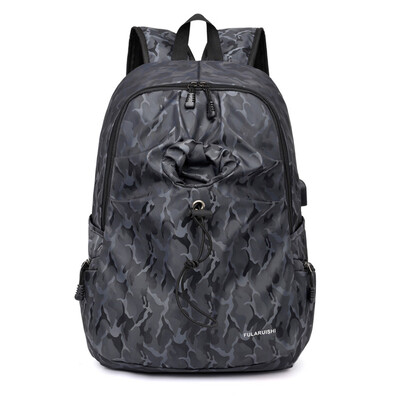 

Tailored Men Students Camouflage Large capacity Backpacks With USB Jack Travel Bags