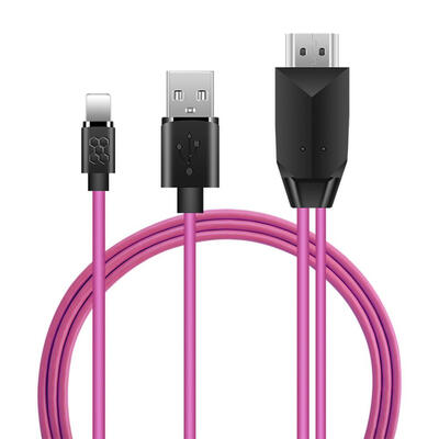 

8Pin to 1080P HDMI HDTV USB AV Adapter Cable Cord Wire for iPhone 678X