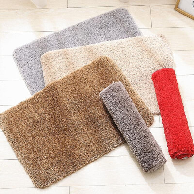 

Microfiber Rug Carpet Soft Indoor Bathroom Floor Mat Anti-slip Water Absorbent Machine Washable