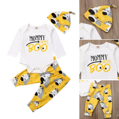 

Newborn Kids Baby Girl Animals Clothes Jumpsuit Romper Bodysuit Pants Outfit Set