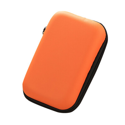 

Toponeto Mini Zipper Hard Leather Earphone Storage Bag Earphone Pouch Box