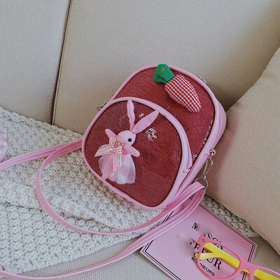 

Tailored School Bag Sequins Cute Rabbit Small Backpack Personality Girl Children Backpack