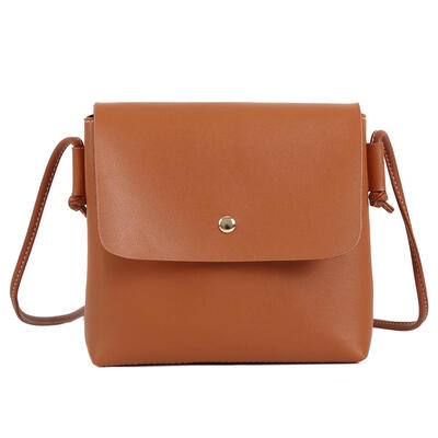 

Simple Women PU Crossbody Handbags Pure Ladies Small Shoulder Messenger Bag