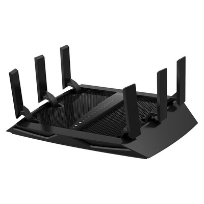 

NETGEAR Nighthawk X6 AC3200 Tri-Band Gigabit WiFi Router R8000 Compatible with Amazon EchoAlexa