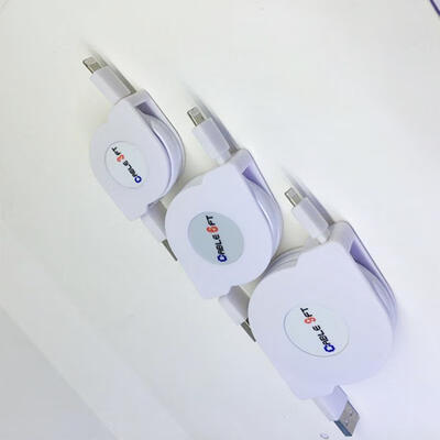 

Retractable Lightning Cable 2A Fast Charge Cord For IPHONE-1m