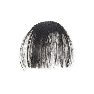 

Fashion Air Fringe Bang Women Wigs Front Neat Bangs with Clip In Girl Hair Extensions Piece
