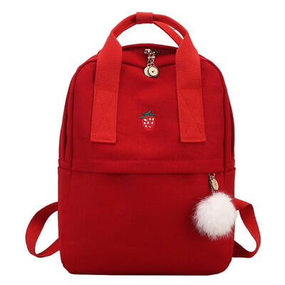 

Canvas Preppy Women Girls Backpacks Teen Vintage Shoulder School Bookbags