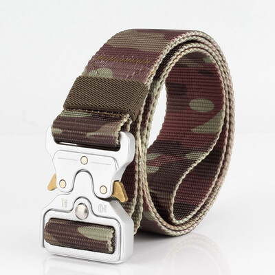 

New Unisex belt Quick release Alloy Insert buckle Men belt outdoor sport high quality Nylon Men&Women casual belt