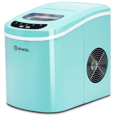 

Mini Portable Compact Electric Ice Maker Machine-Green