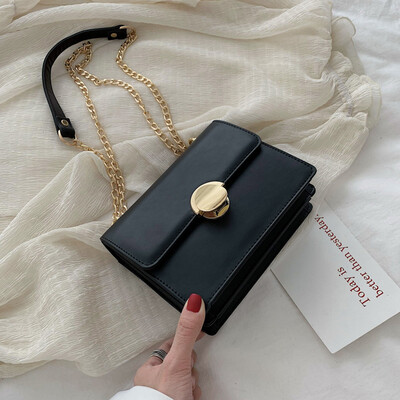 

On the net red new small bag new 2019 summer foreign style small square bag ins chain womens bag shoulder bag messenger bag