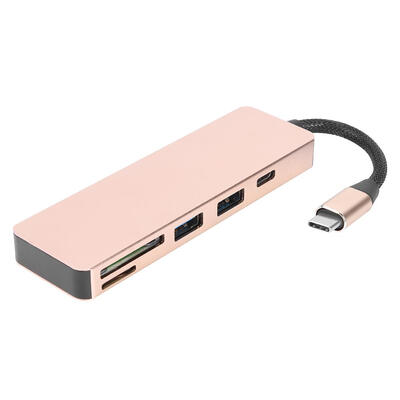 

5 in 1 USB30 Type-C TF Secure Digital Card Reader USB-C HUB Converter