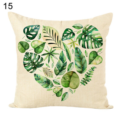 

Monstera Leaves Square Throw Pillow Case Cushion Cover Home Sofa Bed Car Decor