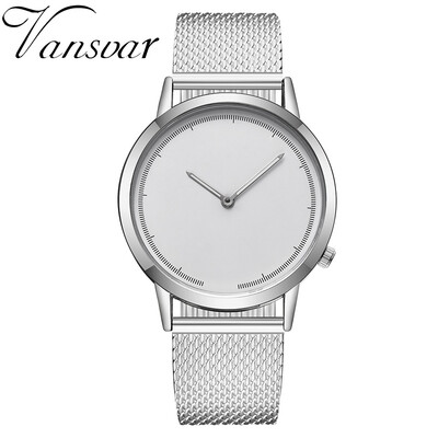 

RM vansvar Casual Quartz Plastic Leather Band Newv Strap Watch Analog Wrist Watch